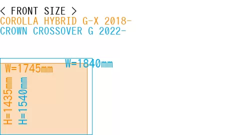 #COROLLA HYBRID G-X 2018- + CROWN CROSSOVER G 2022-
